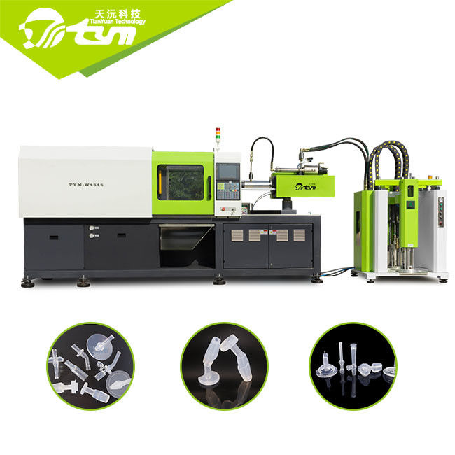 Horizontal Silicone 150 Ton Injection Molding Machine For Drinking Strew