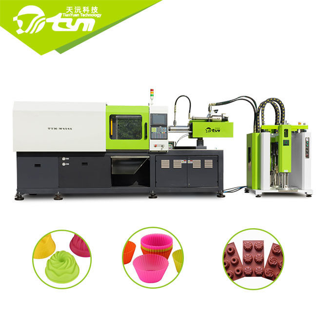 Cake Mold Horizontal Silicone Injection Moulding Machine , 150T Lsr Injection Machine