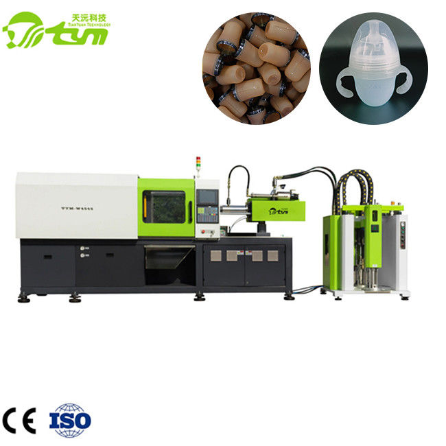 Industry Baby Feeding Bottle Machine , Green Low Volume Silicone  Injection Molding Machine