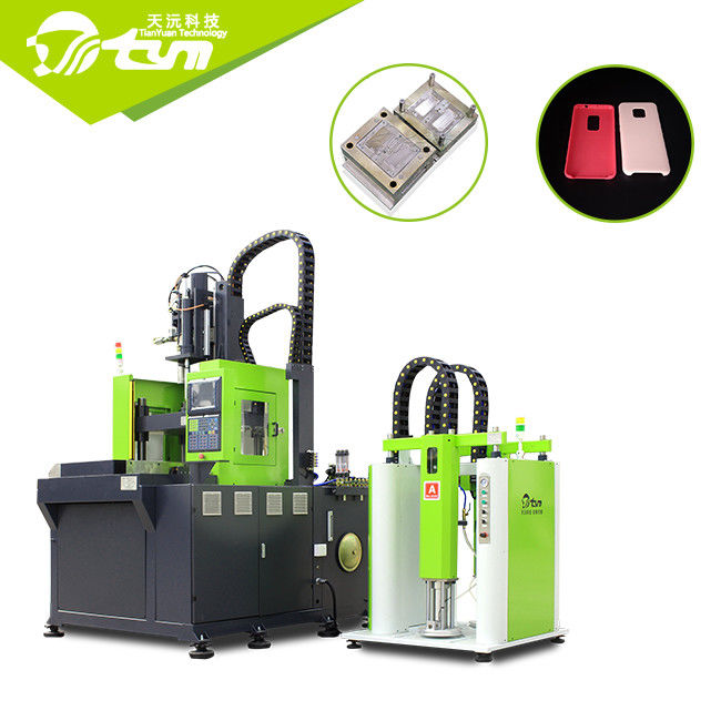 Automatic Low Volume Injection Molding Machine , Green Mobile Case Manufacturing Machine