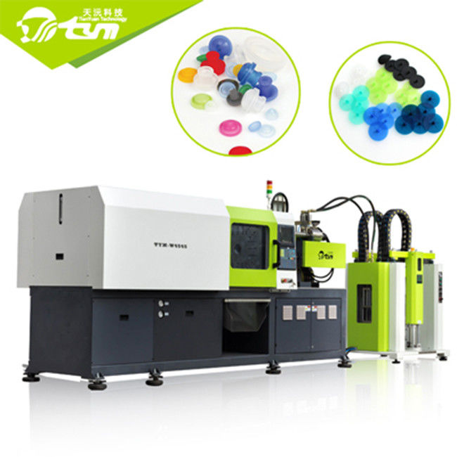 Cap Valve / Rubber Gasket Making Machine , Quick Horizontal Injection Moulding Machine